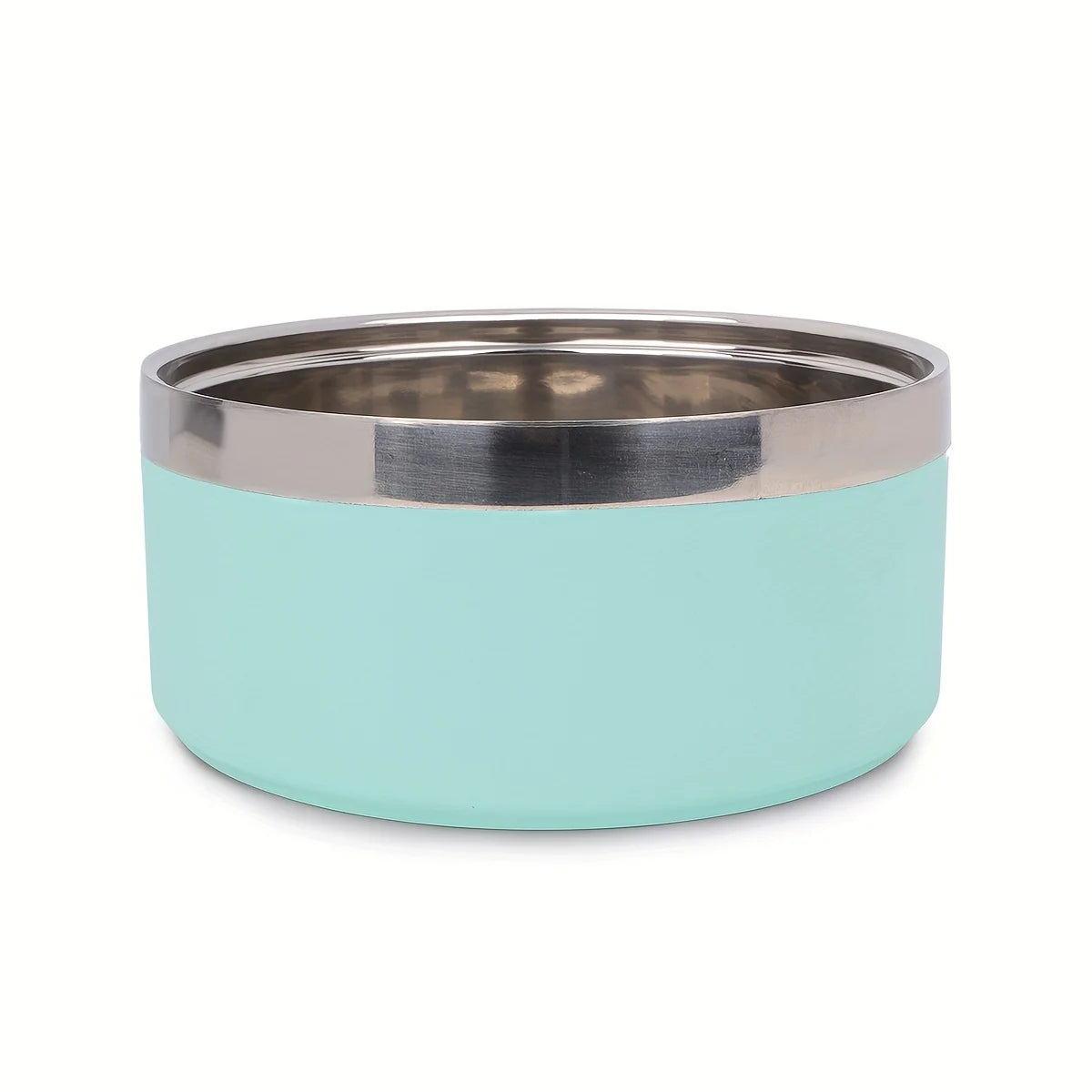 Premium Large Capacity Double-Layer Stainless Steel Pet Bowl with Non-Slip Mat