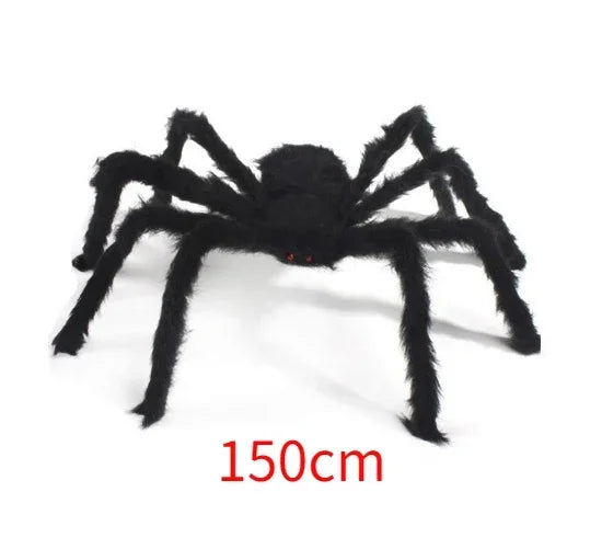 Giant Black Spider Halloween Decoration (30cm-200cm)