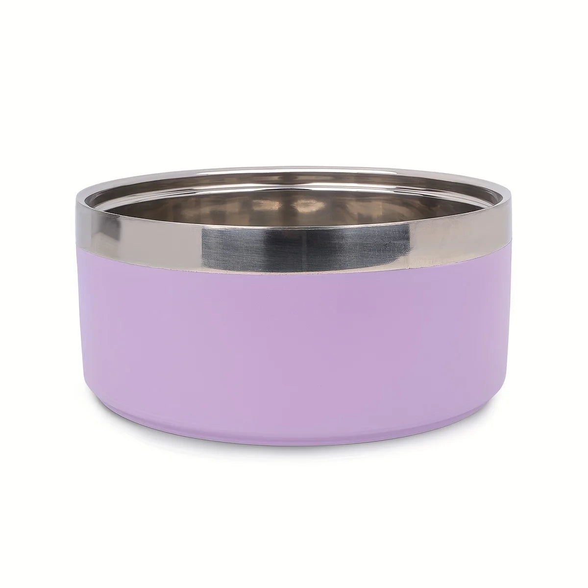 Premium Large Capacity Double-Layer Stainless Steel Pet Bowl with Non-Slip Mat