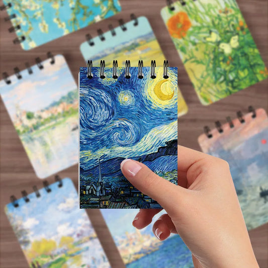 Monet & Van Gogh Inspired Painting Coil Binder