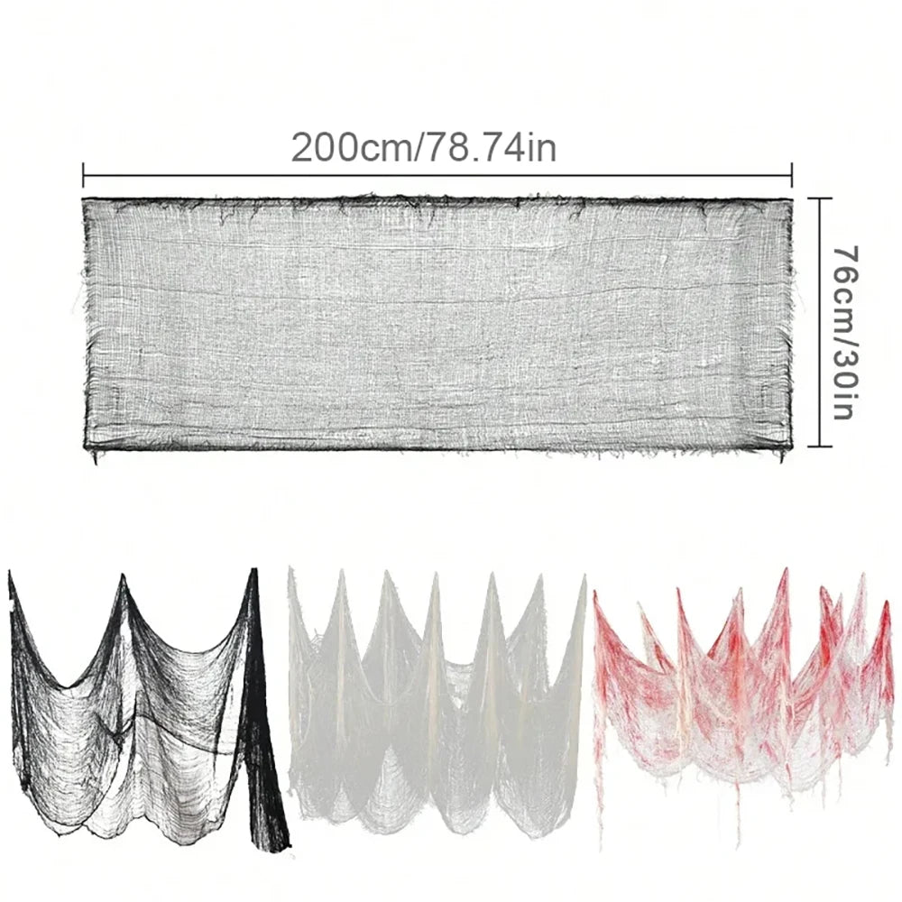 Halloween Bloody Gauze Decoration Cloth
