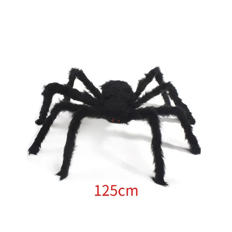 Giant Black Spider Halloween Decoration (30cm-200cm)