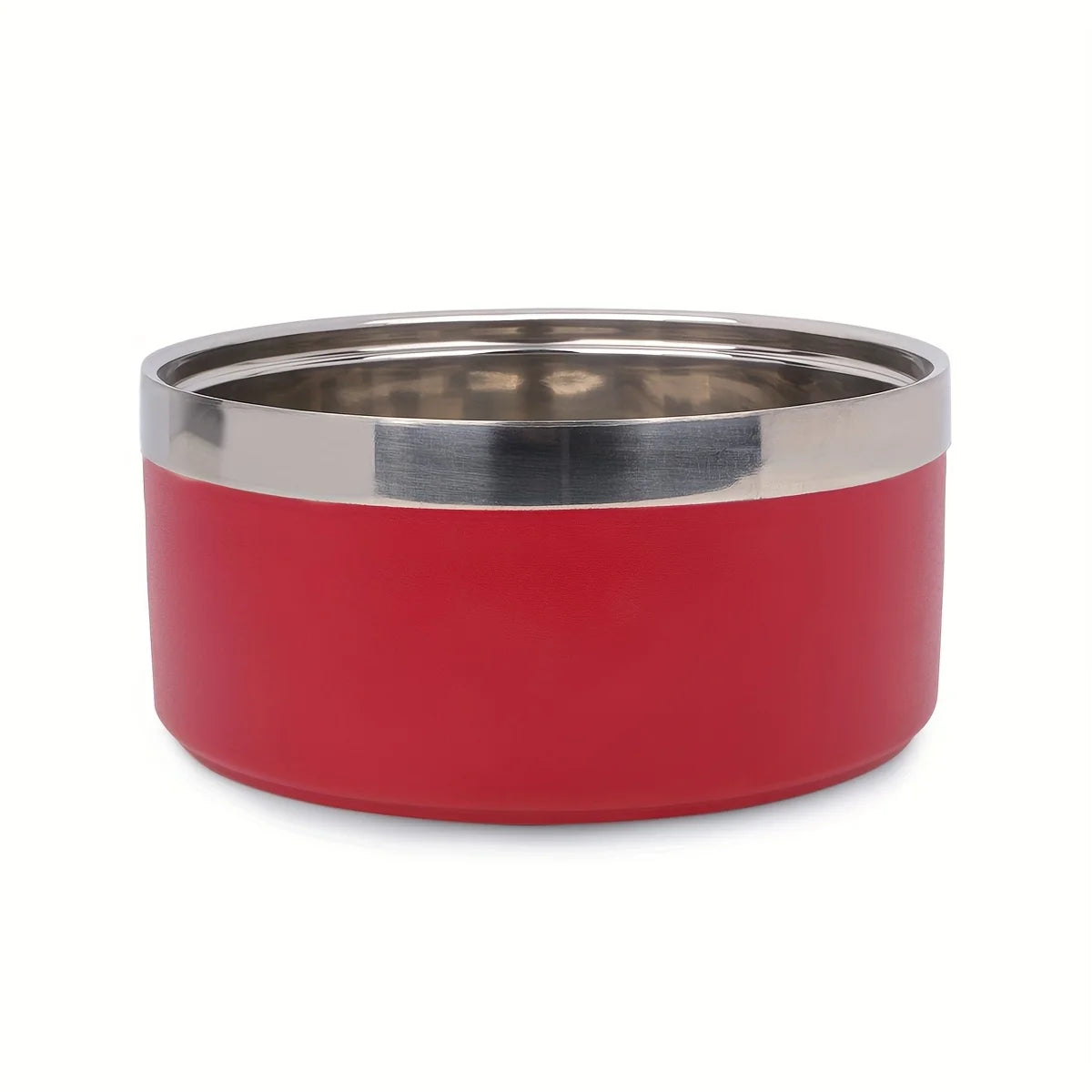 Premium Large Capacity Double-Layer Stainless Steel Pet Bowl with Non-Slip Mat