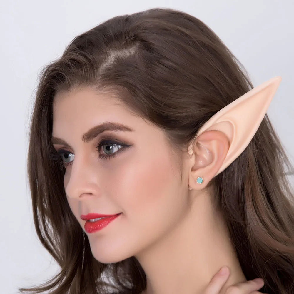 Halloween Latex Elf Ears – Enchanting Cosplay Accessory for Fairy and Angel Costumes
