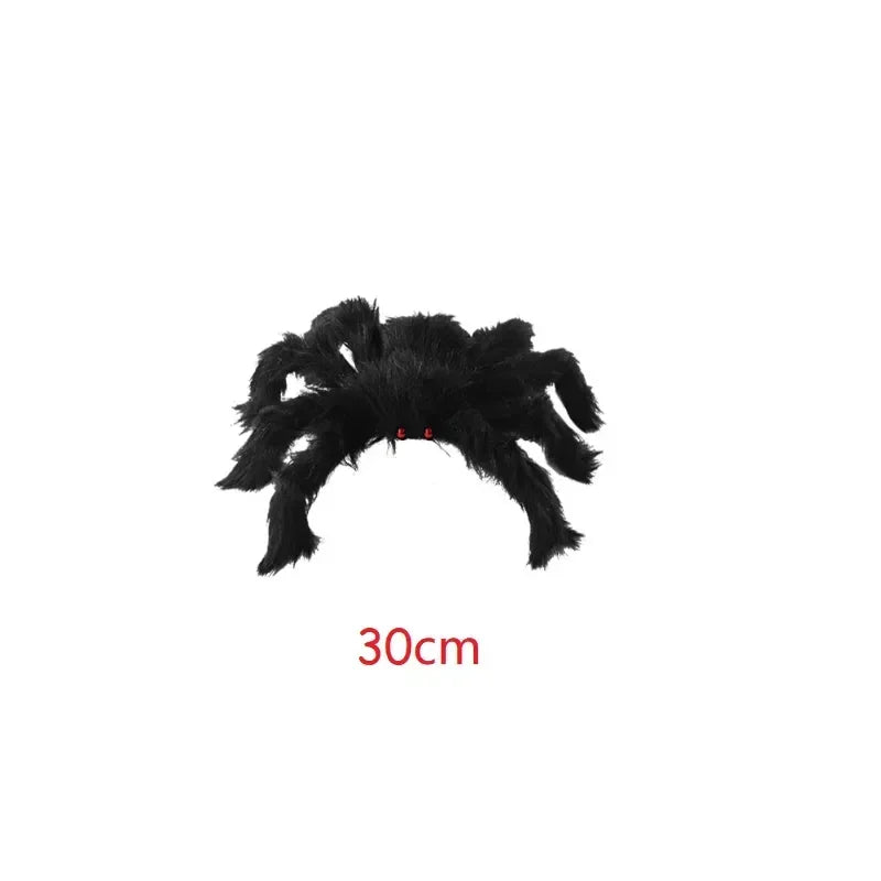 Giant Black Spider Halloween Decoration (30cm-200cm)