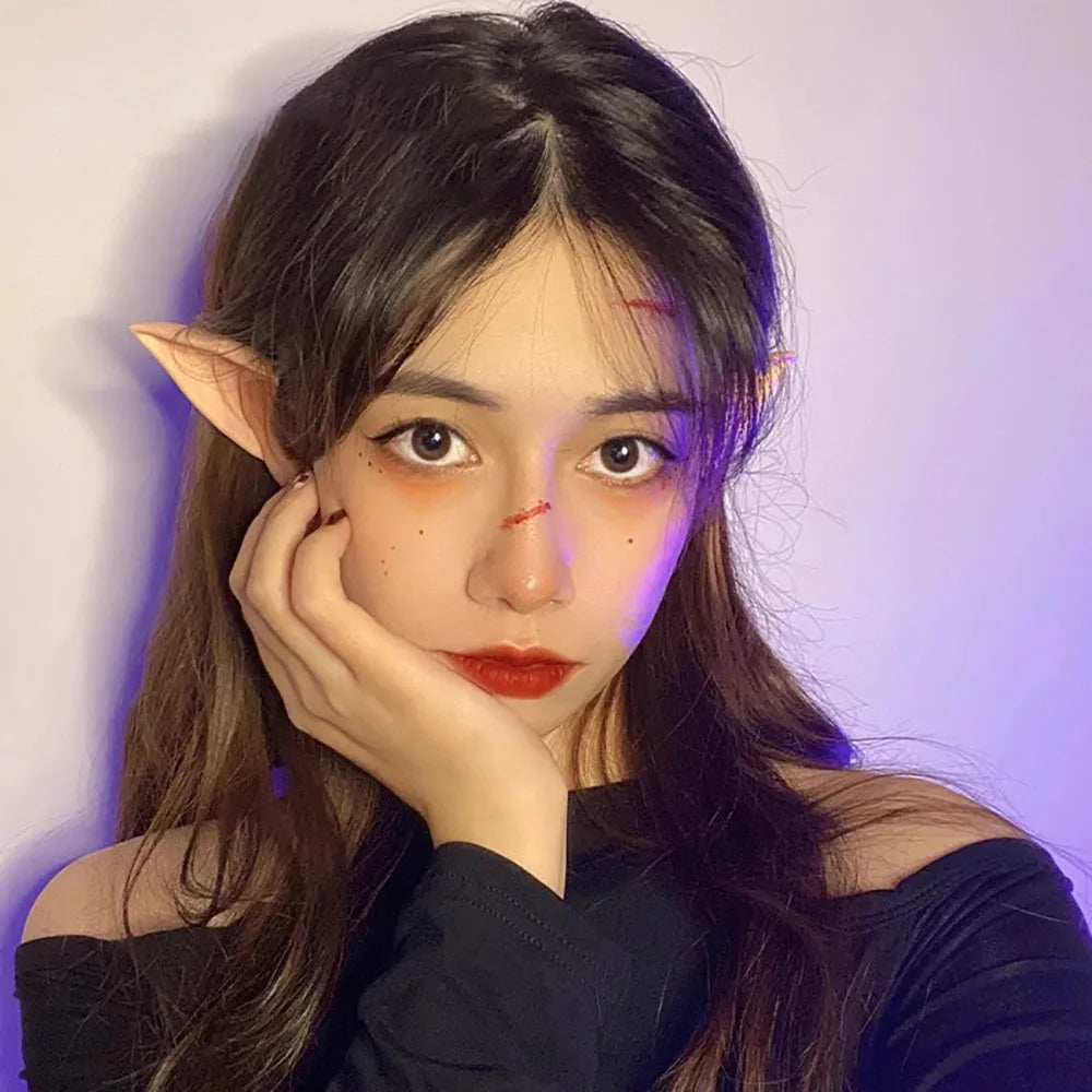 Halloween Latex Elf Ears – Enchanting Cosplay Accessory for Fairy and Angel Costumes
