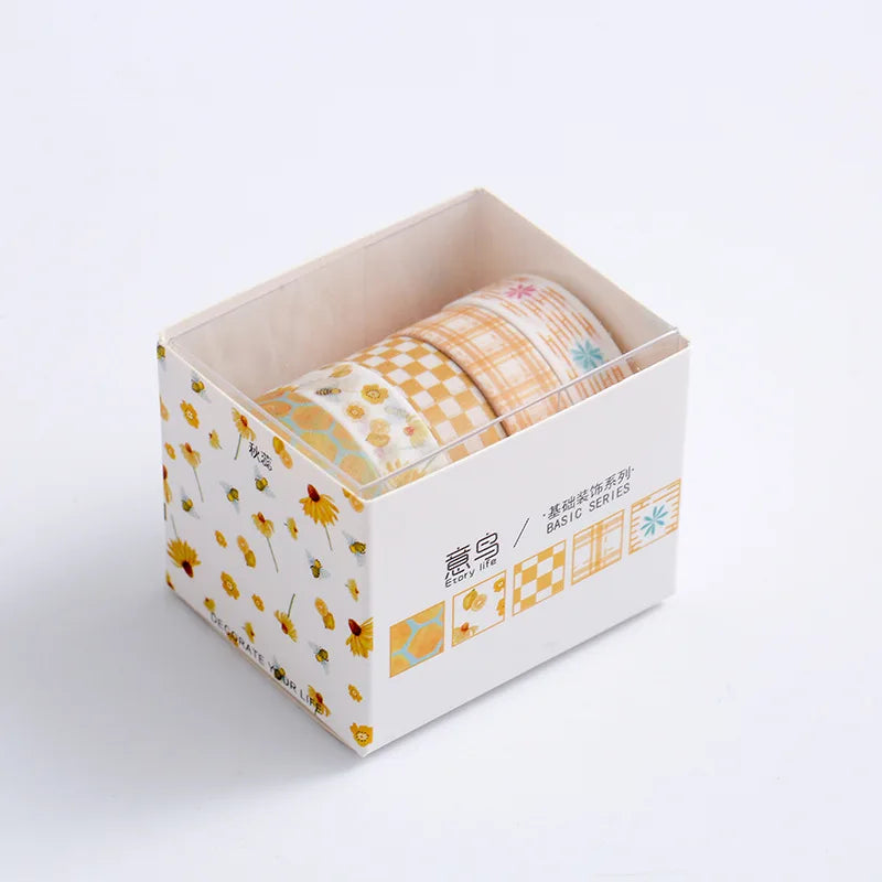 5-Piece Set of Decorative Washi Tapes