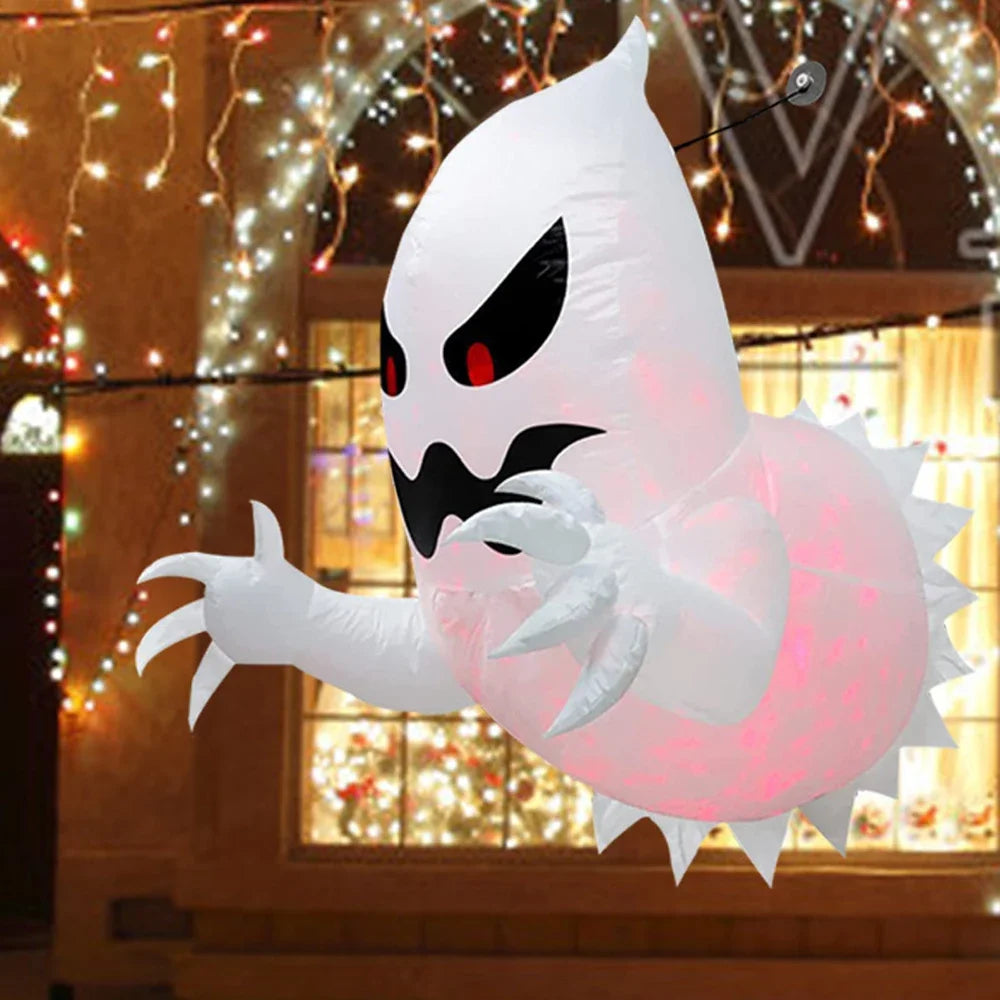 1.4m Inflatable Ghost Halloween Window Decoration