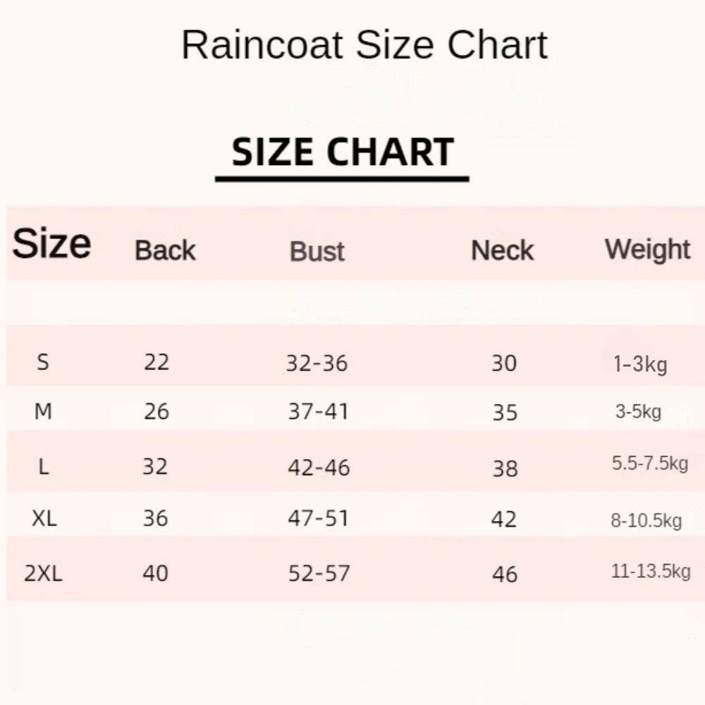 Transparent Hooded Dog Raincoat for Small Dogs