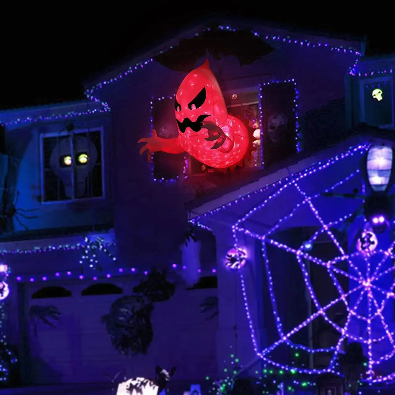 1.4m Inflatable Ghost Halloween Window Decoration