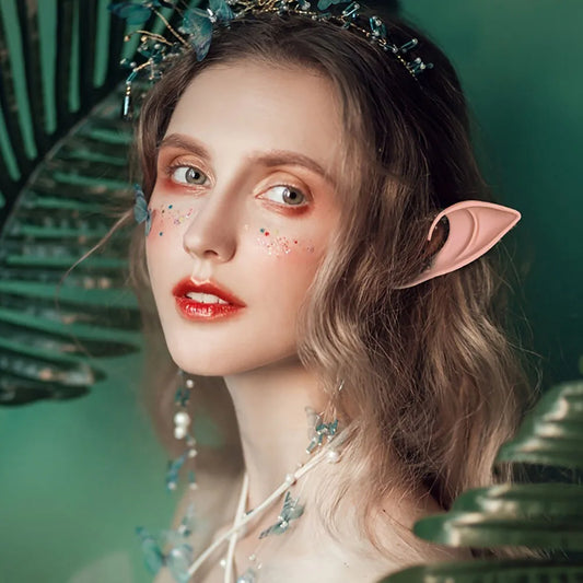 Halloween Latex Elf Ears – Enchanting Cosplay Accessory for Fairy and Angel Costumes