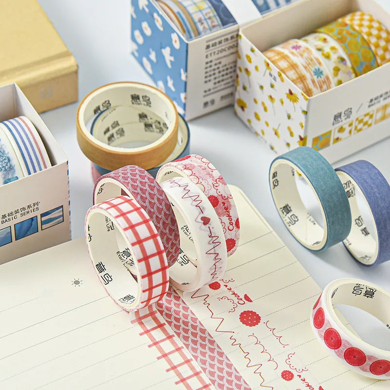 5-Piece Set of Decorative Washi Tapes