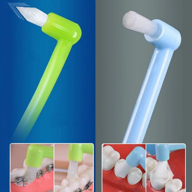 Soft-Bristle Pet Toothbrush for Dogs and Cats