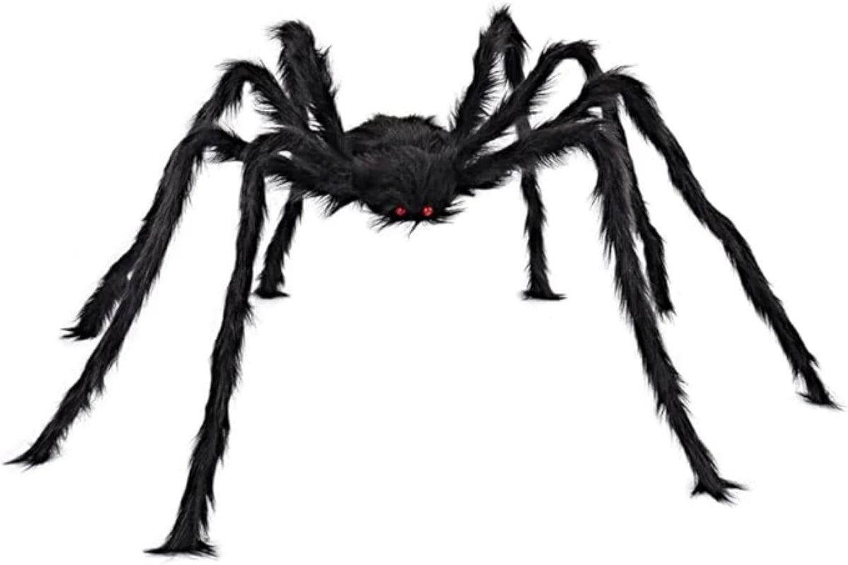 Giant Black Spider Halloween Decoration (30cm-200cm)