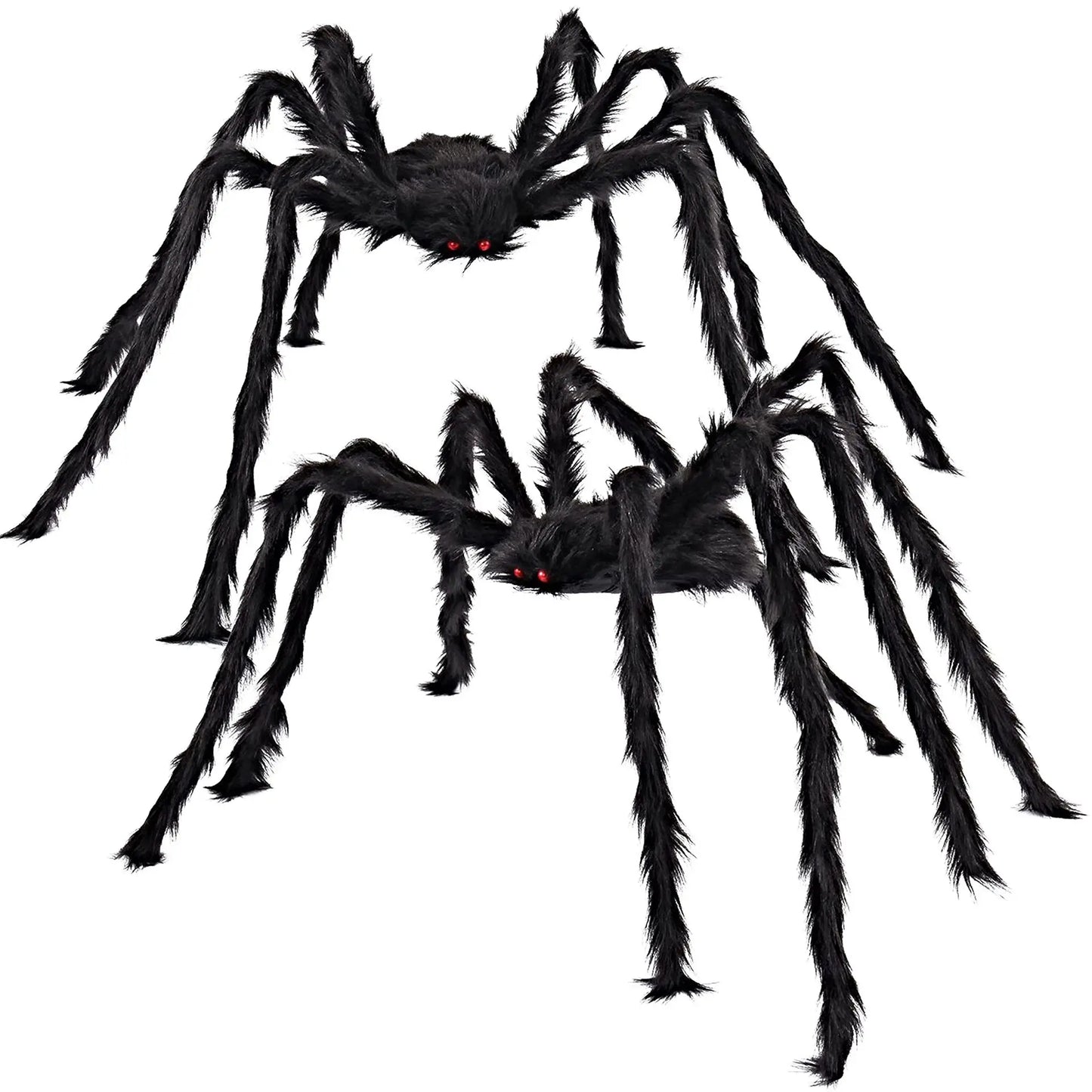 Giant Black Spider Halloween Decoration (30cm-200cm)