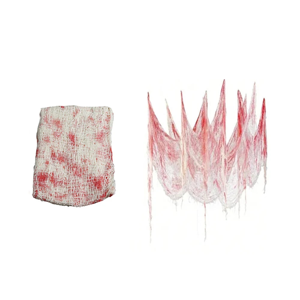 Halloween Bloody Gauze Decoration Cloth
