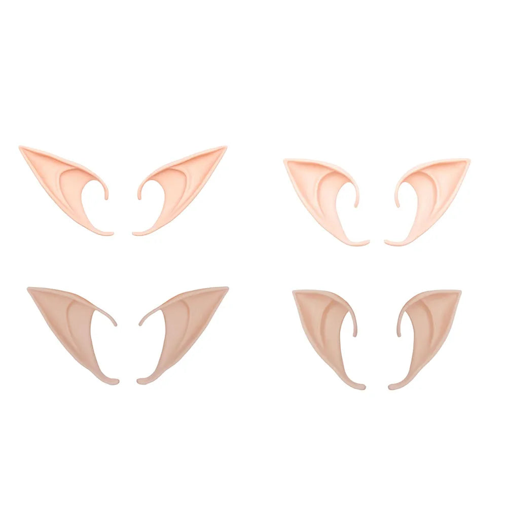 Halloween Latex Elf Ears – Enchanting Cosplay Accessory for Fairy and Angel Costumes