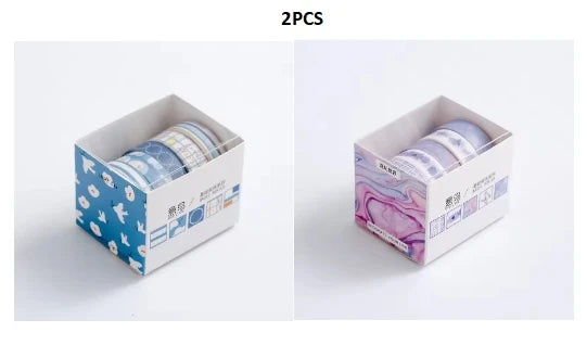 5-Piece Set of Decorative Washi Tapes