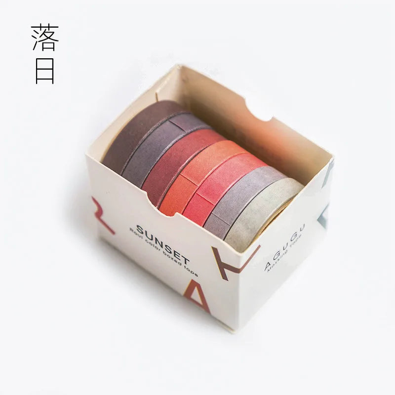5-Piece Set of Decorative Washi Tapes