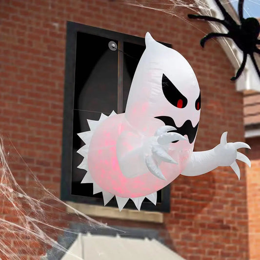 1.4m Inflatable Ghost Halloween Window Decoration