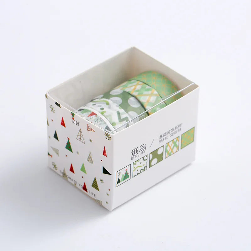 5-Piece Set of Decorative Washi Tapes