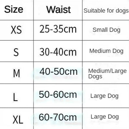 1/3pcs Adjustable Washable Female Dog Diapers
