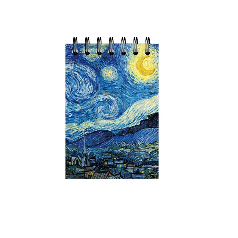 Monet & Van Gogh Inspired Painting Coil Binder