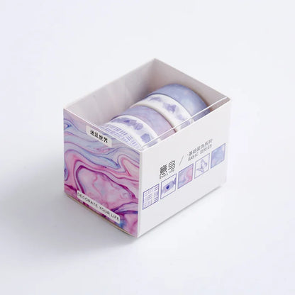 5-Piece Set of Decorative Washi Tapes