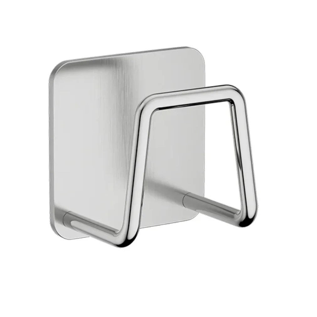 Stainless Steel Kitchen Sponge and Pot Lid Storage Rack