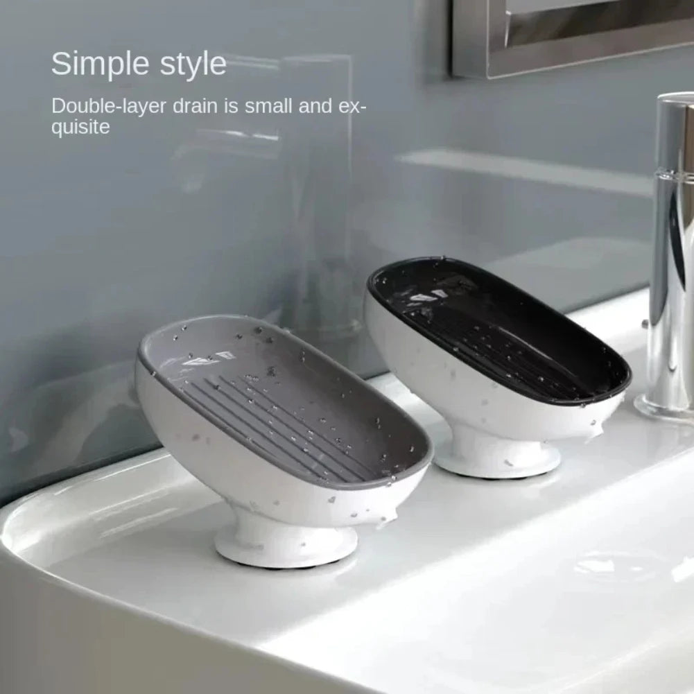 Super Suction Cup Soap Dish with Drain