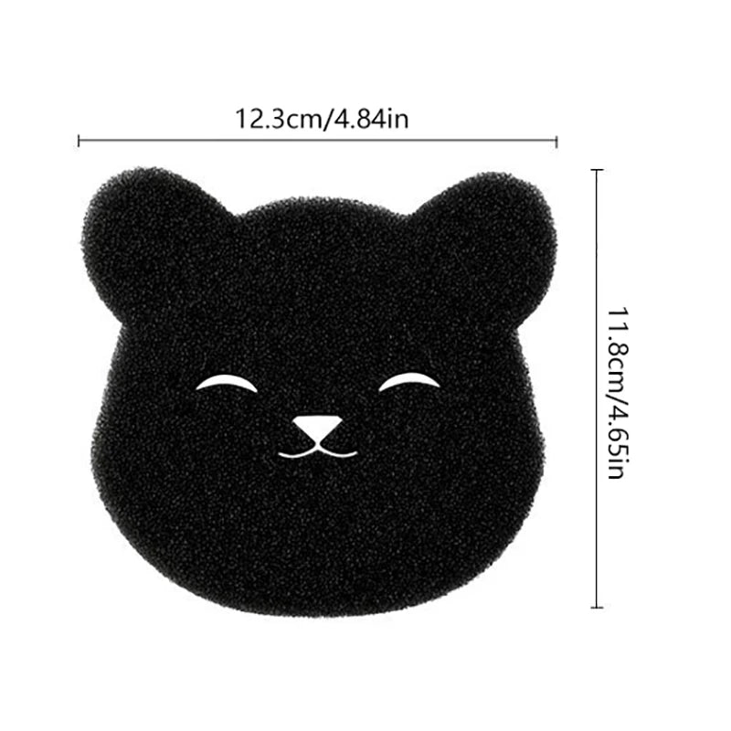 2-Pack Bear-Shaped Pet Hair Remover Laundry Balls
