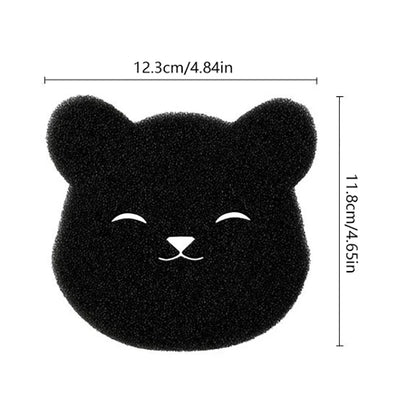 2-Pack Bear-Shaped Pet Hair Remover Laundry Balls