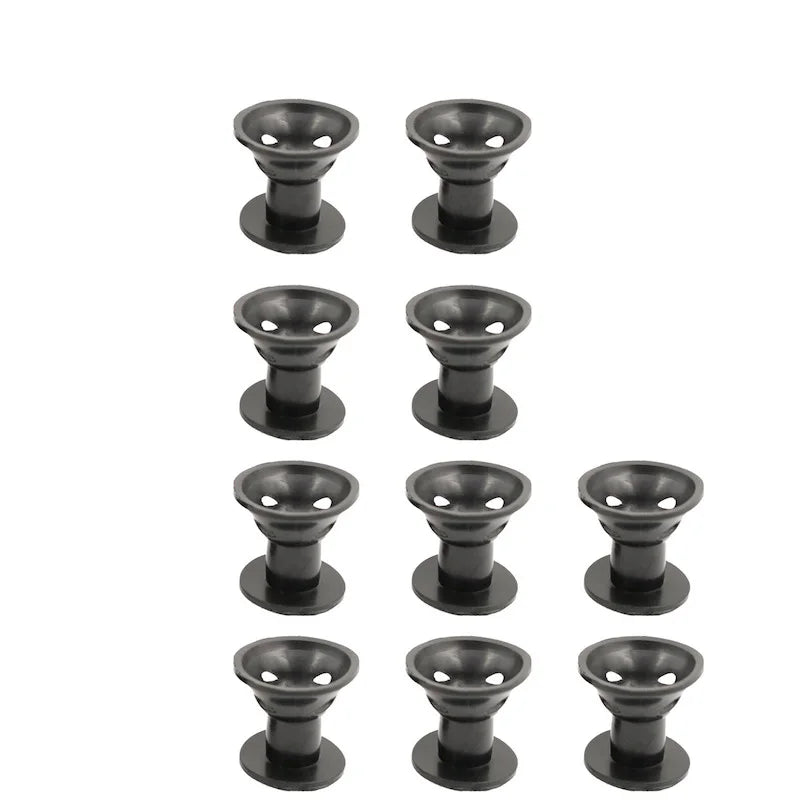 10Pcs Heatless Hair Curlers Set – Large & Small Soft Silicone Overnight Rollers for Natural Waves, No-Heat Lazy Curling Rods for Women & Kids