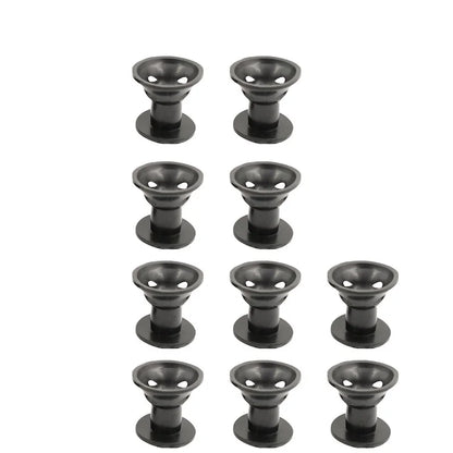 10Pcs Heatless Hair Curlers Set – Large & Small Soft Silicone Overnight Rollers for Natural Waves, No-Heat Lazy Curling Rods for Women & Kids