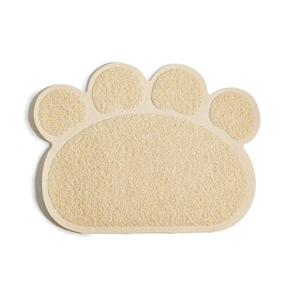 Paw Print Waterproof Cat Litter Mat