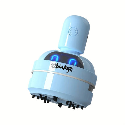 3-Speed USB Rechargeable Mini Portable Handheld Desktop Vacuum Cleaner – Dust Collector for Computer Keyboards and Home Office Cleaning
