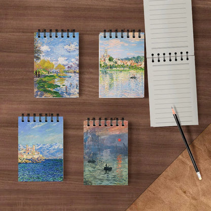Monet & Van Gogh Inspired Painting Coil Binder