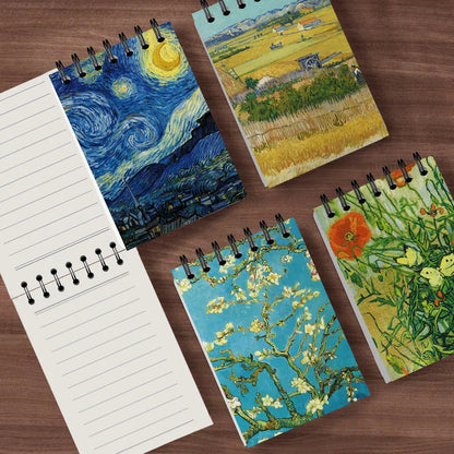 Monet & Van Gogh Inspired Painting Coil Binder