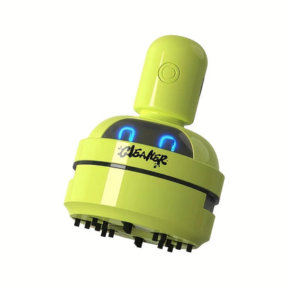 3-Speed USB Rechargeable Mini Portable Handheld Desktop Vacuum Cleaner – Dust Collector for Computer Keyboards and Home Office Cleaning