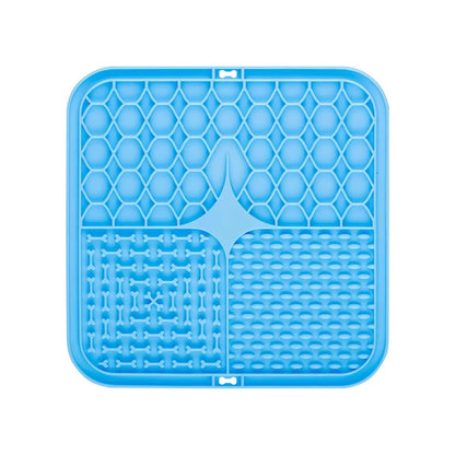 Silicone Dog Lick Mat – Slow Feeder Plate with Strong Suction for Training, Bath Time Distraction & Healthy Mealtimes