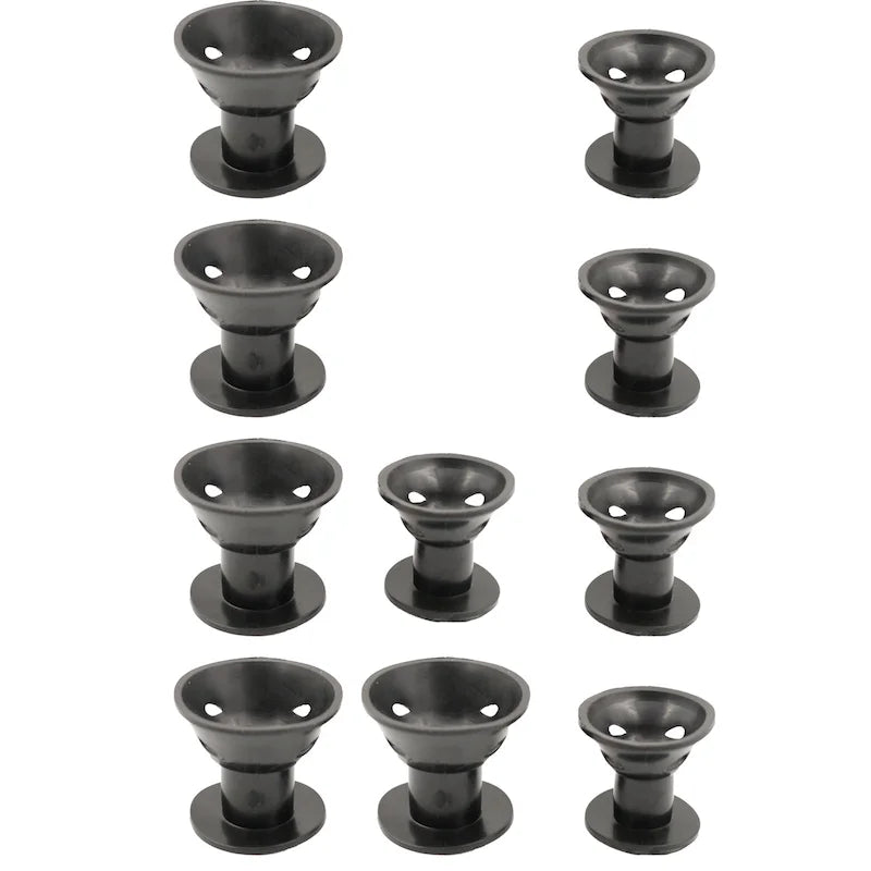 10Pcs Heatless Hair Curlers Set – Large & Small Soft Silicone Overnight Rollers for Natural Waves, No-Heat Lazy Curling Rods for Women & Kids