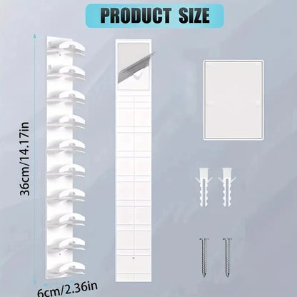 Wall-Mounted Baseball Cap Storage Organizer