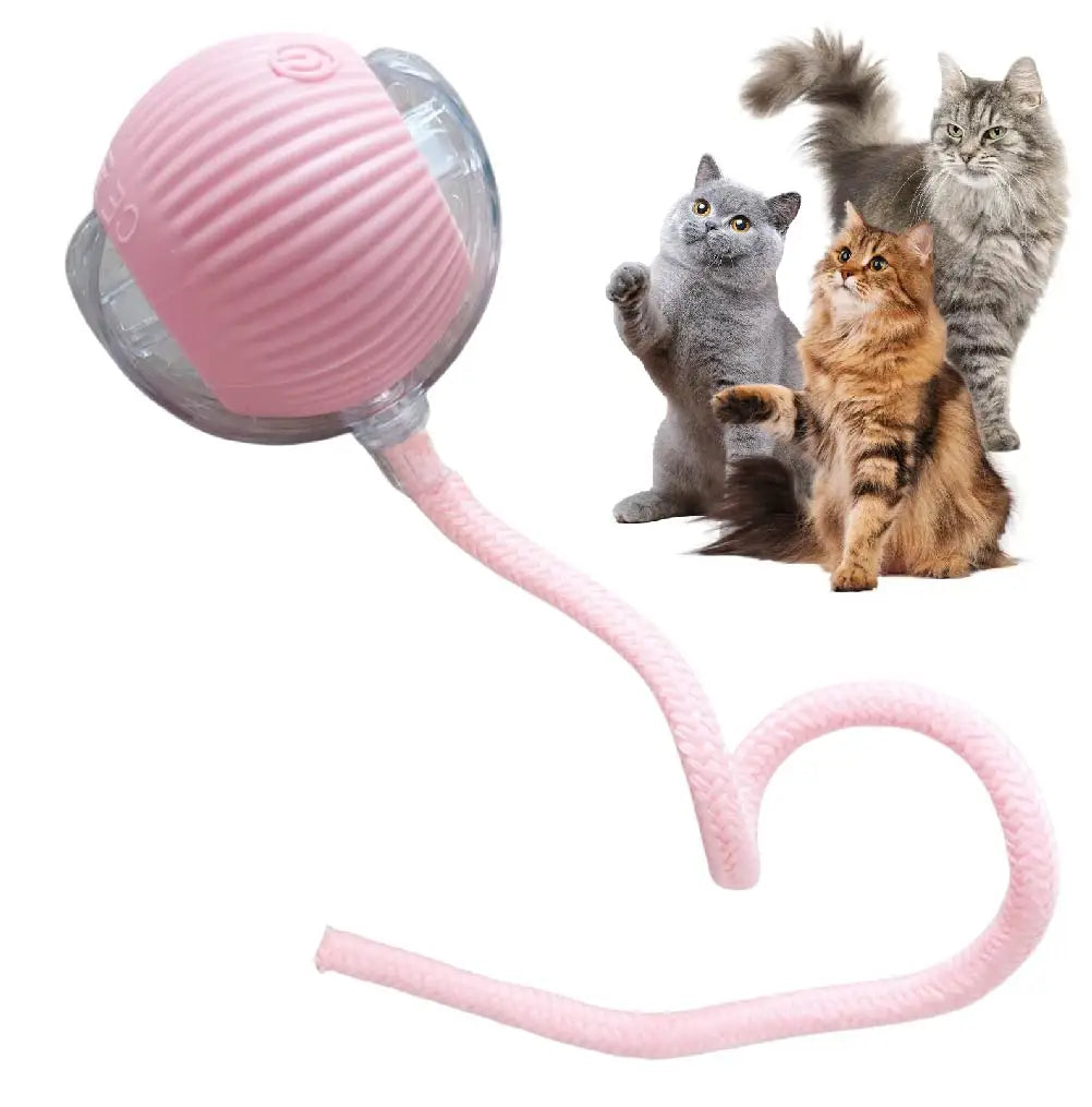 Interactive Automatic Rolling Ball Toy for Cats and Dogs
