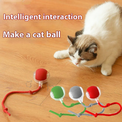 Interactive Automatic Rolling Ball Toy for Cats and Dogs