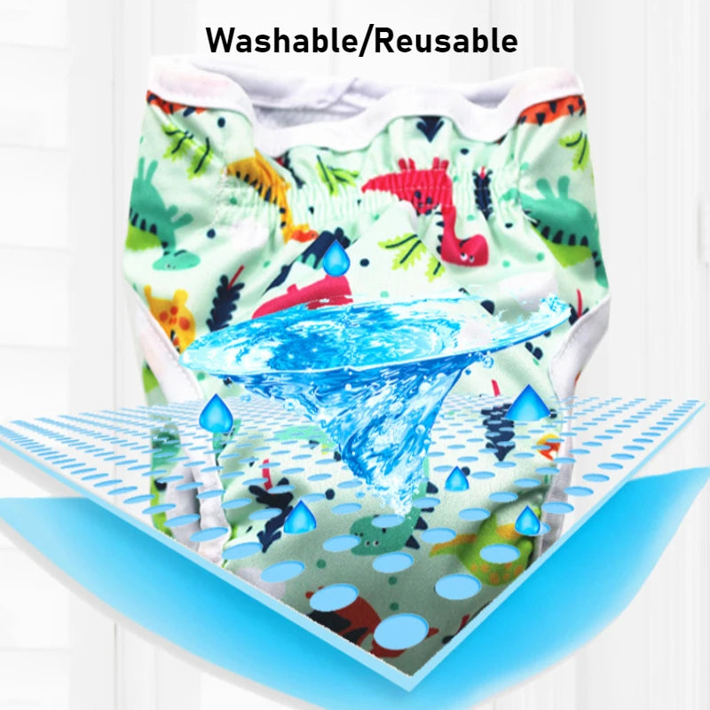 1/3pcs Adjustable Washable Female Dog Diapers