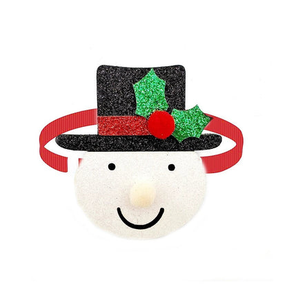 Festive 30-Piece Christmas Dog Bow Tie Set - Adjustable Snowman and Deer Style Neckties for Small Dogs and Pet Grooming Accessories