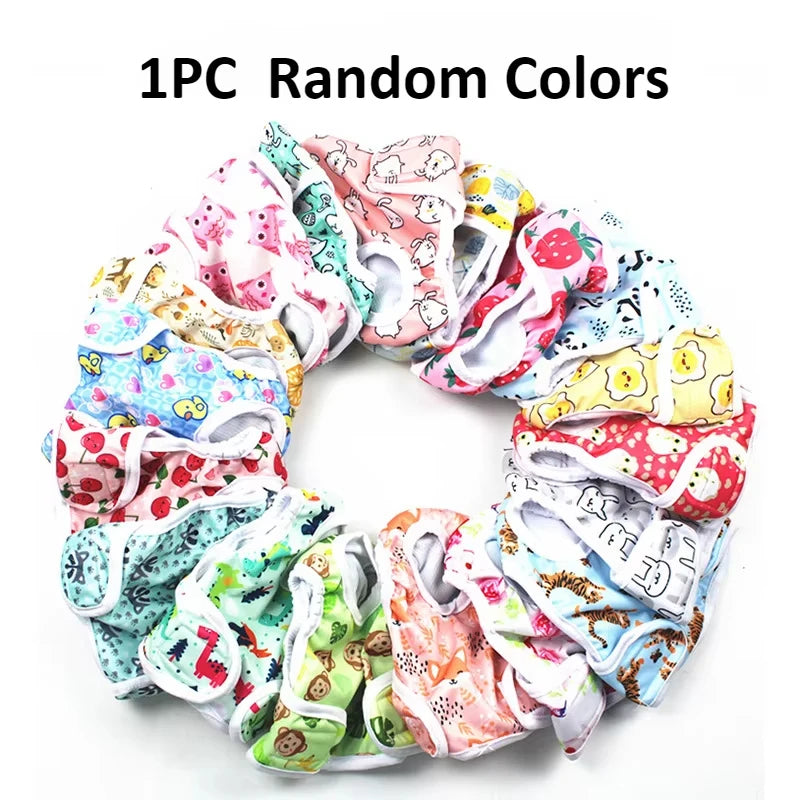 1/3pcs Adjustable Washable Female Dog Diapers