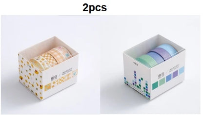 5-Piece Set of Decorative Washi Tapes