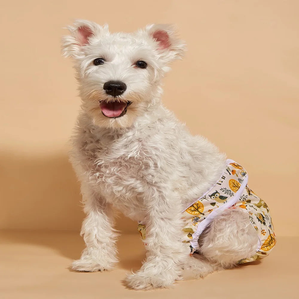 1/3pcs Adjustable Washable Female Dog Diapers
