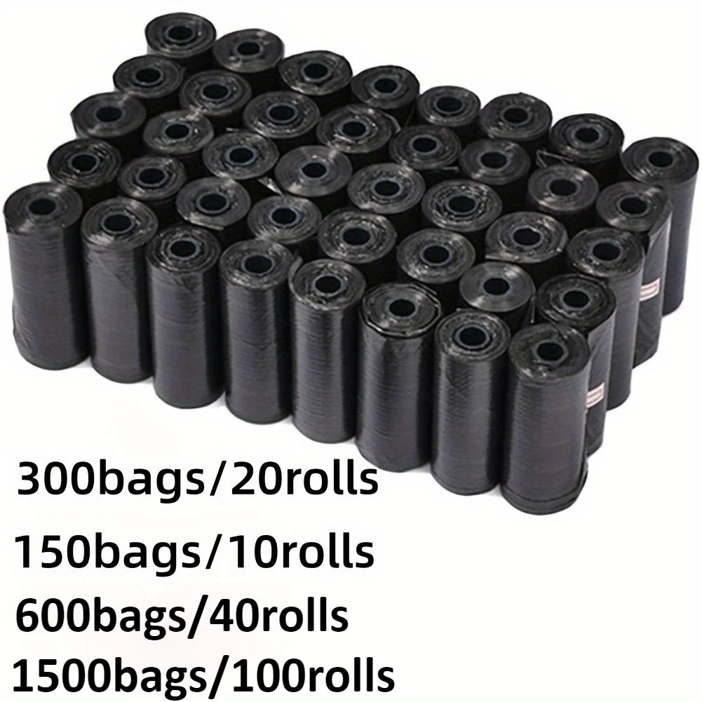 300/1500pcs Durable Leak-Proof Dog Poop Bags